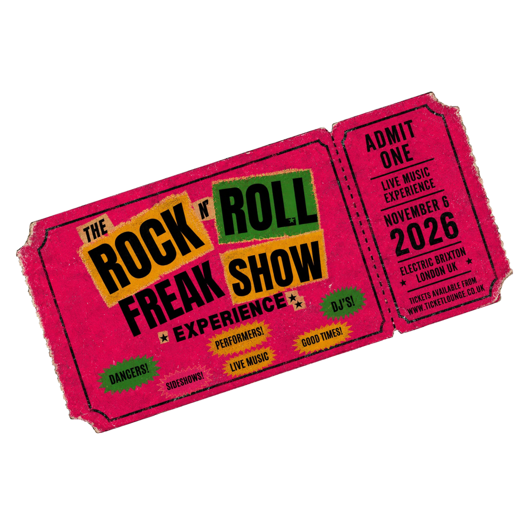TICKET ONLY - The Rock n Roll Freak Show Experience — Feat. PROFESSIONAL 101 | Electric Brixton, Nov 6 2026
