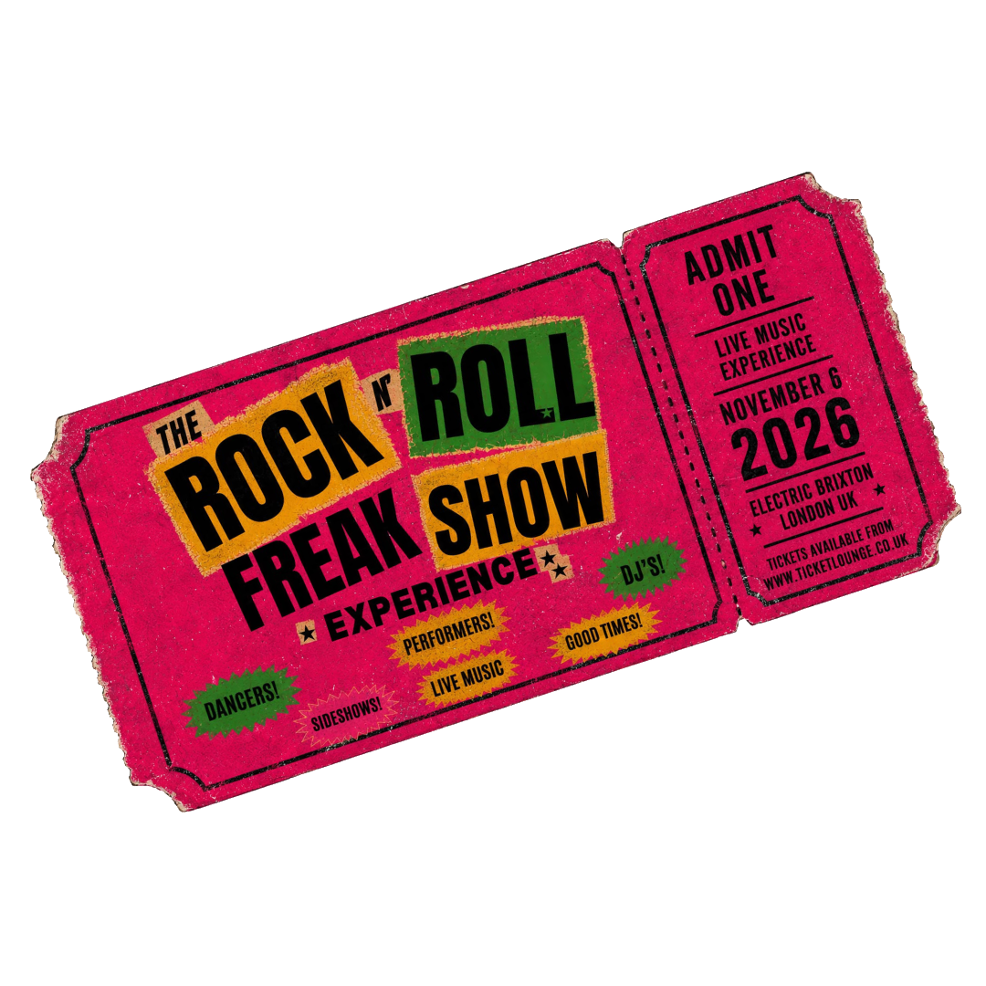 TICKET ONLY - The Rock n Roll Freak Show Experience — Feat. PROFESSIONAL 101 | Electric Brixton, Nov 6 2026
